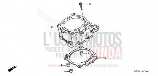 CYLINDRE CRF450R2 de 2002